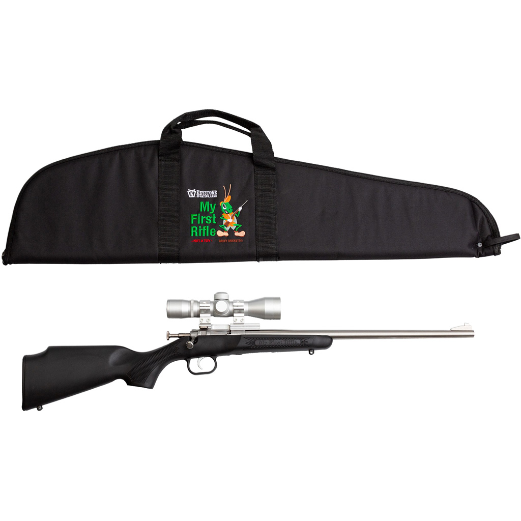 Keystone Sporting Arms Crickett “My First Rifle” 22 LR Single Shot Bolt-Action Rifle Package (KSA2245BSC)