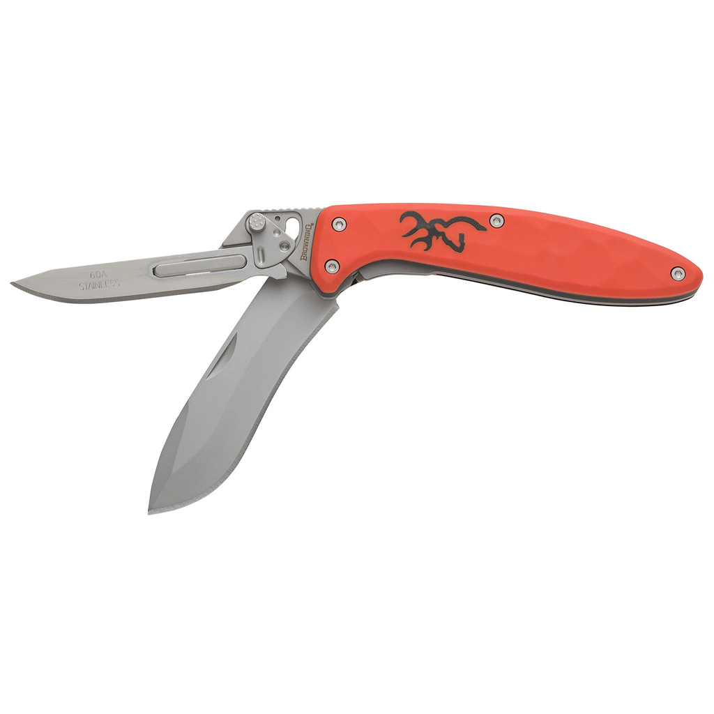 Browning Primal Scalpel 2 Folding Knife (Blaze Orange)