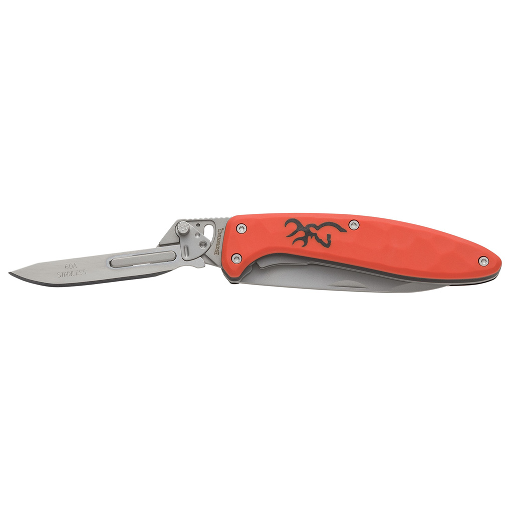 Browning Primal Scalpel 2 Folding Knife (Blaze Orange)