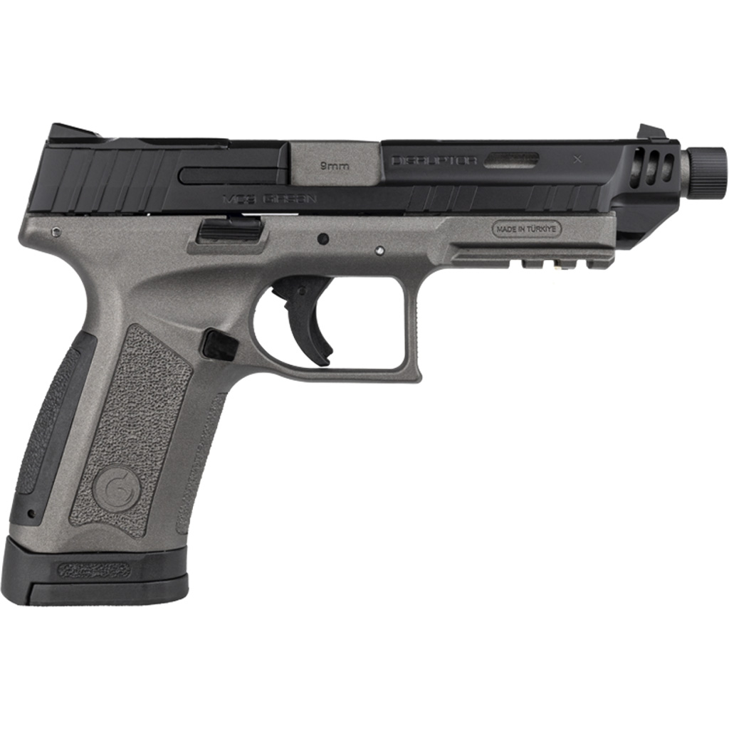 Girsan MC9 Disruptor X Optics Ready 9mm Semi-Auto Handgun (17rd, Two-Tone Tungsten/Black)