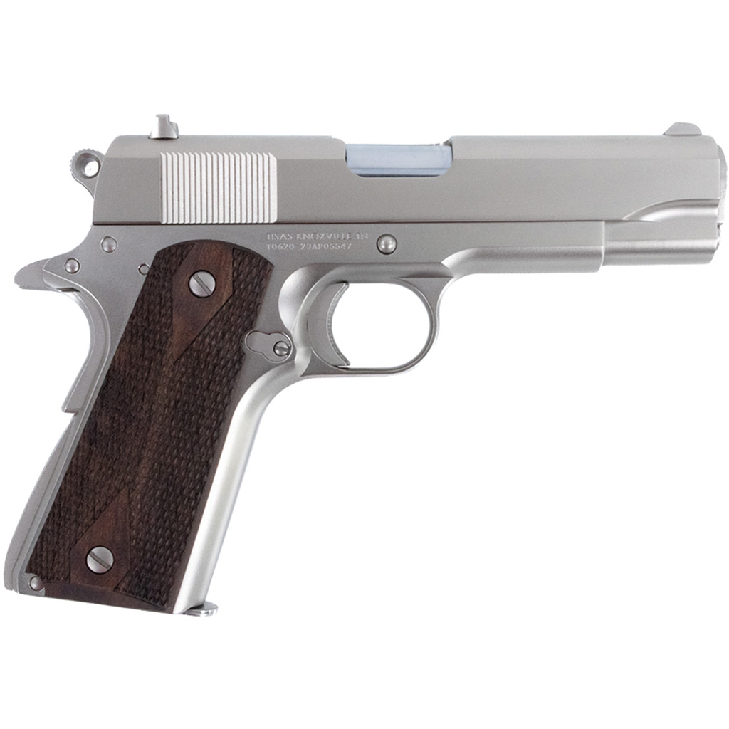 Tisas 1911A1 Tank Commander 4.25" Nickel .45 ACP Semi-Automatic Handgun