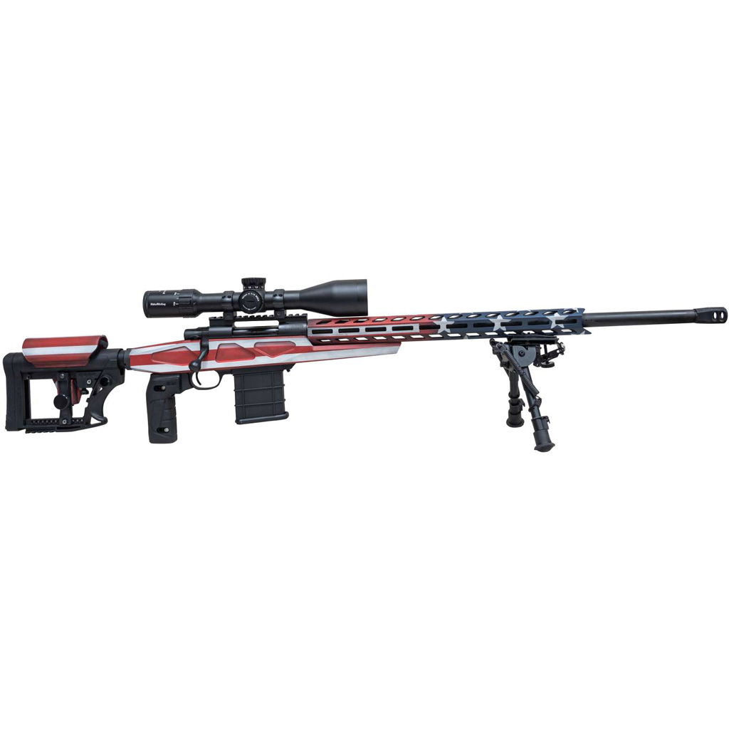 Howa M1500 Mini APC Rifle 6mm ARC 20 in Heavy Barrel Flag Package w/ Scope