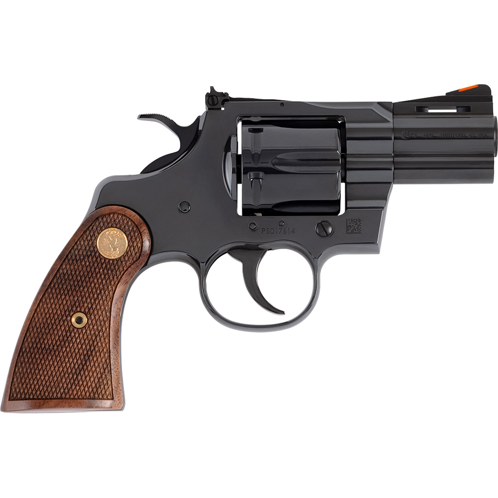 Colt Python .357 Magnum Double-Action Revolver 2.5 in Blued Walnut 6rd