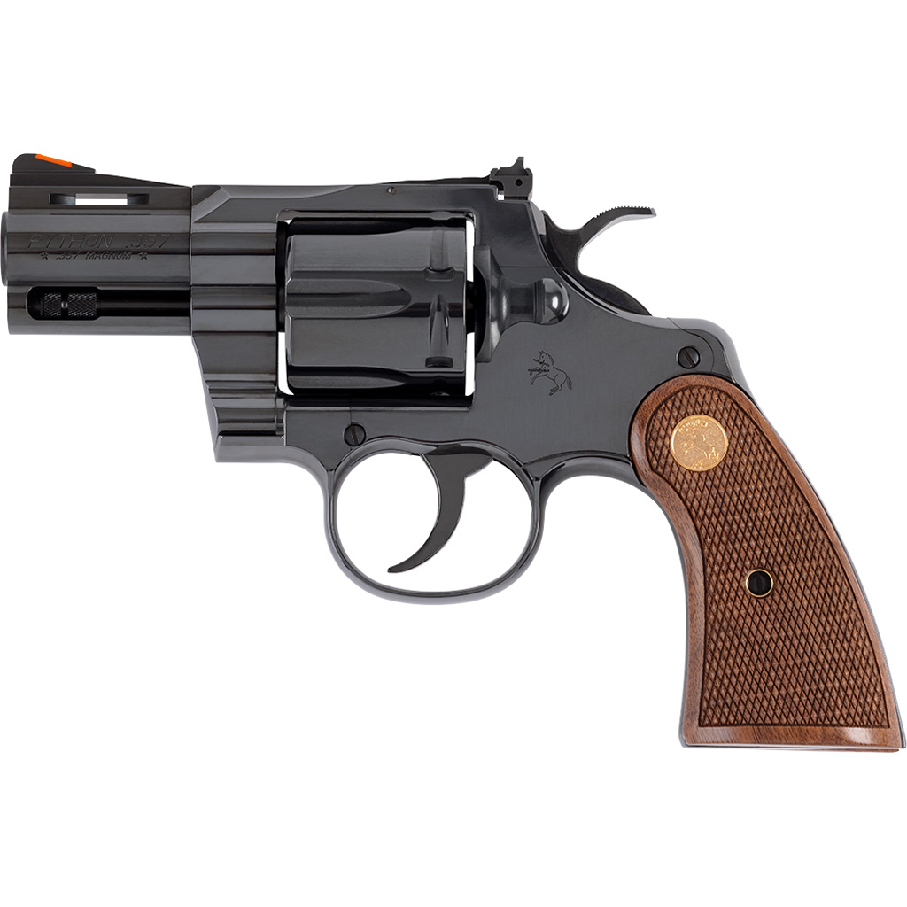 Colt Python .357 Magnum Double-Action Revolver 2.5 in Blued Walnut 6rd
