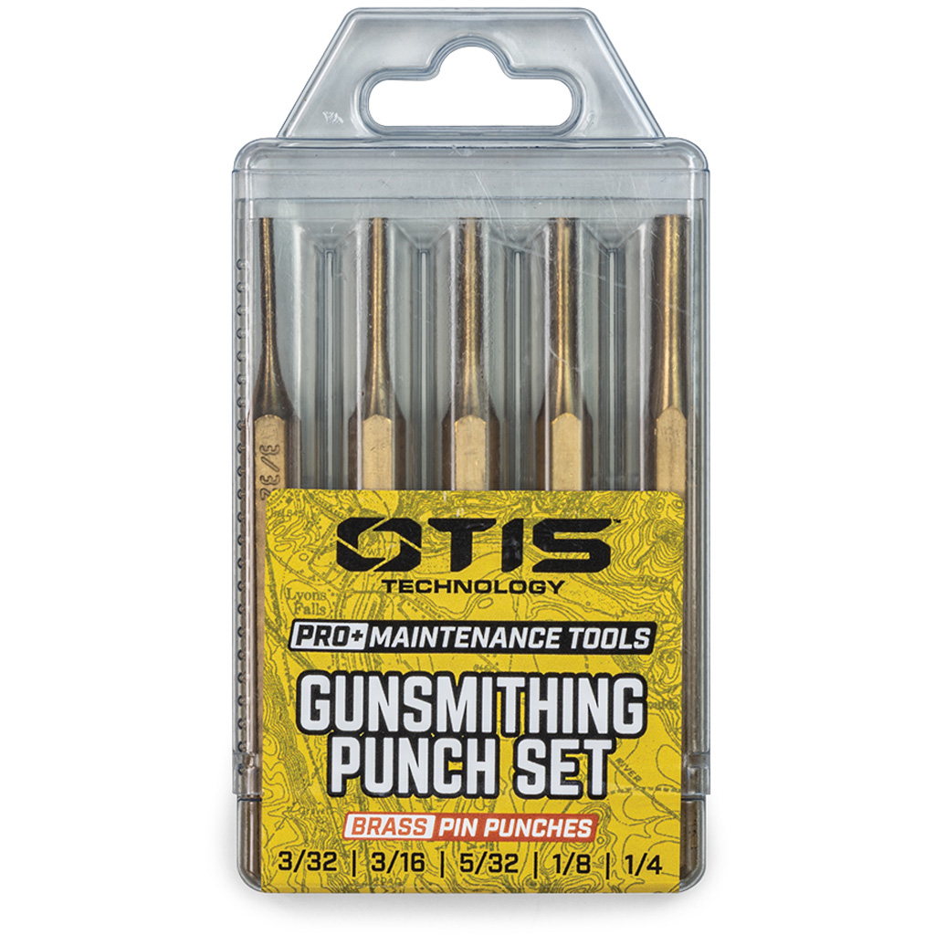 Otis Technology Pro Plus Brass Gunsmithing Punch Set (5-Piece)