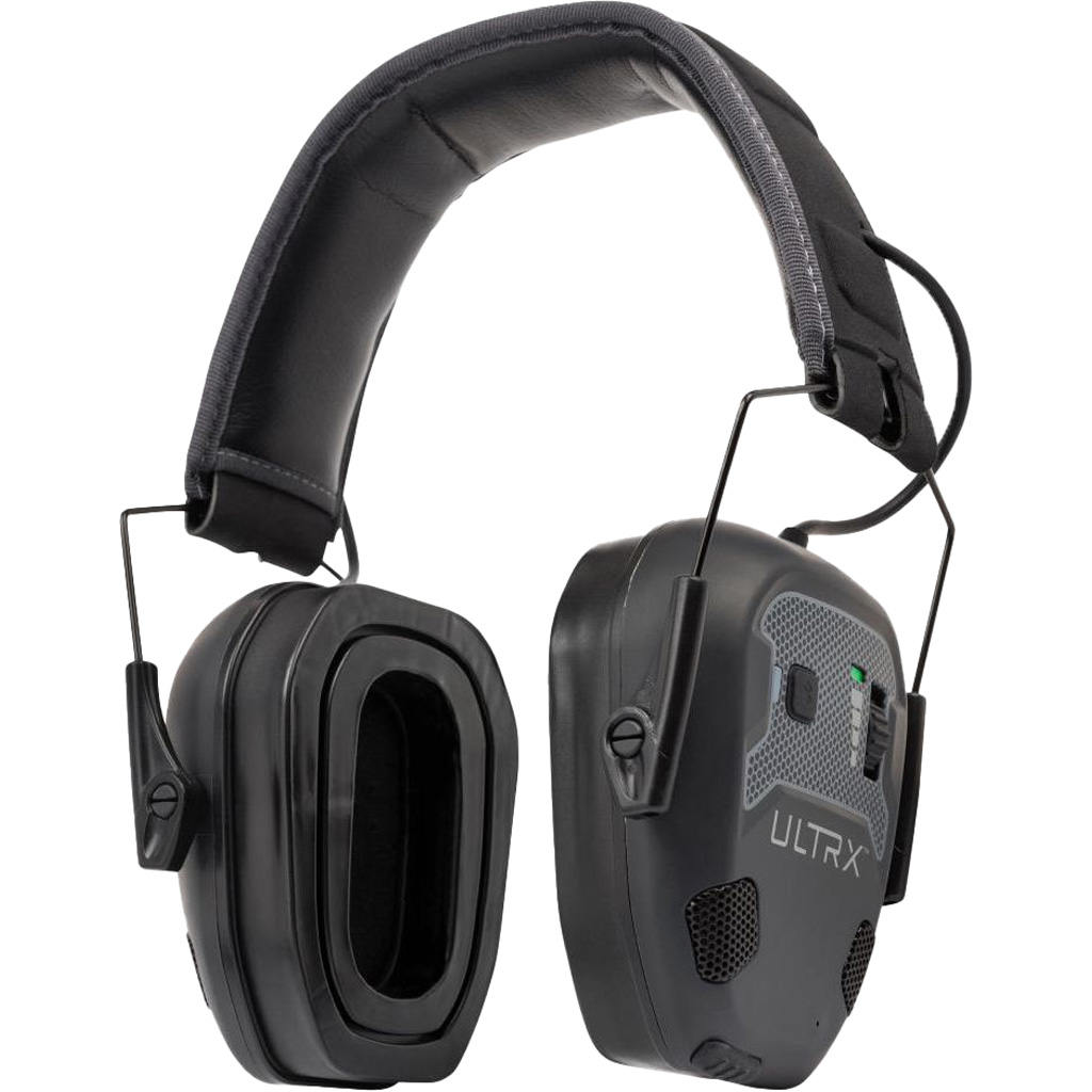 ULTRX Bionic Fuse Bluetooth Electronic Earmuff - Midnight Gray
