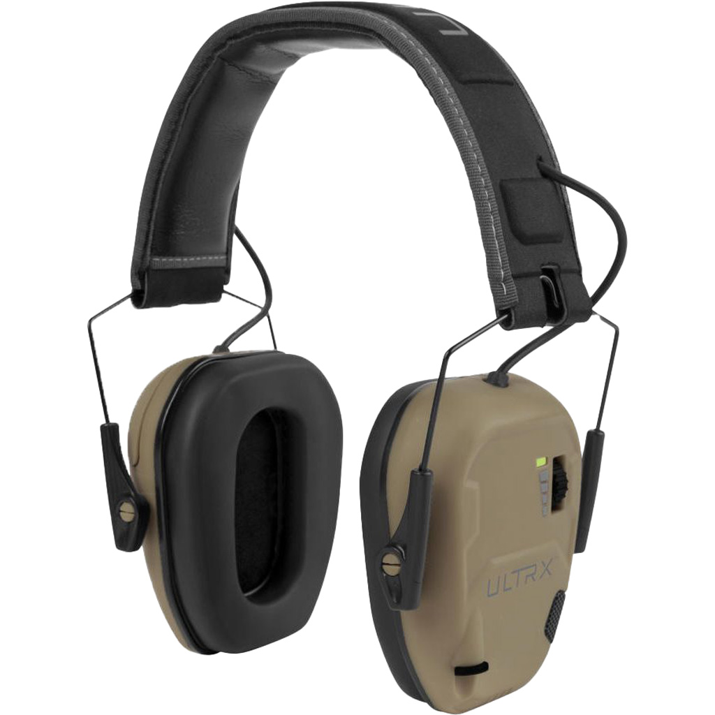 Allen ULTRX Bionic Electronic Earmuff; Flat Dark Earth (FDE)