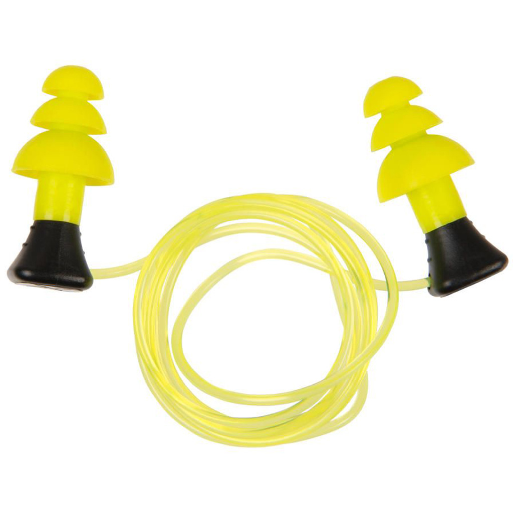 Allen ULTRX Tethered Silicone Ear Plugs 26 dB Yellow (3 Pairs)