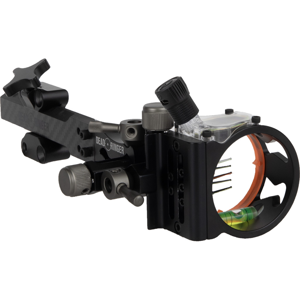 Dead Ringer Tackdriver DT Black Series Bow Sight (Carbon Dovetail, 5-Pin .010)