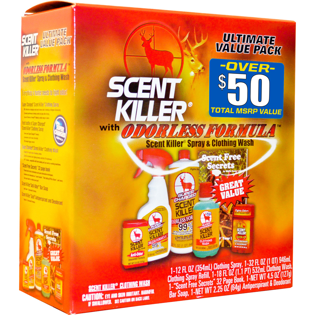 Wildlife Research WRC Scent Killer Super Charged Personal Care Combo Kit