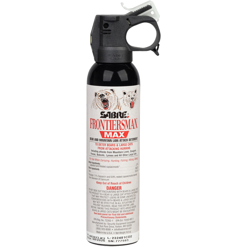 Sabre Frontiersman MAX Bear & Mountain Lion Spray (9.2 oz)