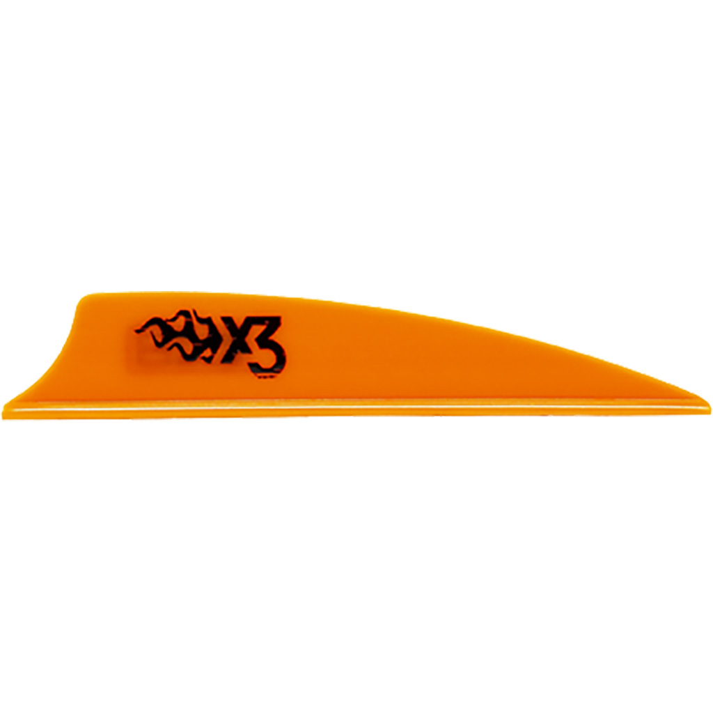Bohning X3 Vanes Neon Orange 2.25 in. (100 pk.)