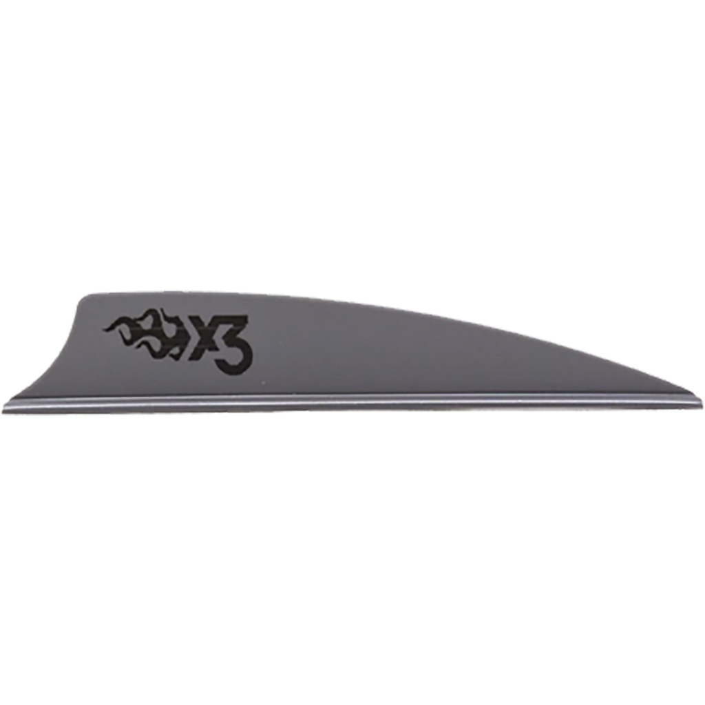 Bohning X3 Vanes Silver 2.25 in. (100-Pack)