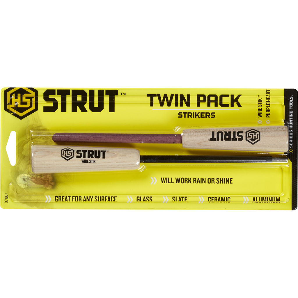 Hunters Specialties Call Striker Twin Pack (Wire Stik & Purple Heart)