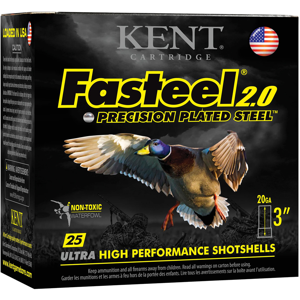 Kent Fasteel 2.0 Precision Plated Steel 20 Gauge Shotshell