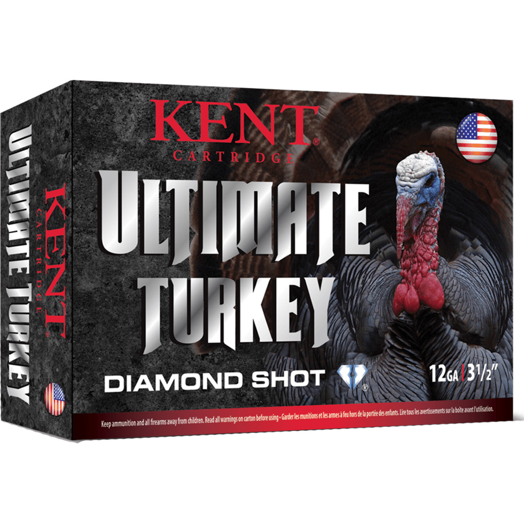 Kent Cartridge Ultimate Diamond Shot Turkey 20 Gauge 3" 1-1/4oz #4 Shot 10rd Box