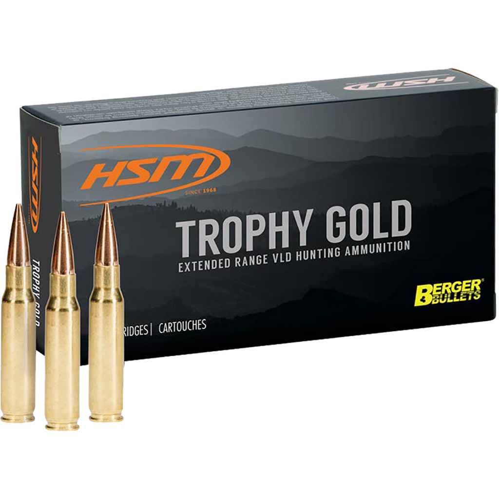 HSM Trophy Gold 7mm Rem. Mag. 140 gr Berger VLD Hunting JHP (20 rd)