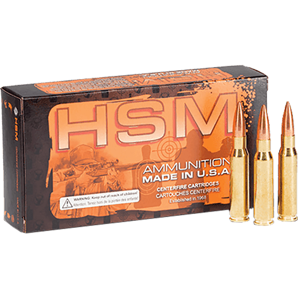 HSM Classic .500 S&W Magnum 350 Grain Jacket Hollow Point Handgun Ammunition (20 Rounds)