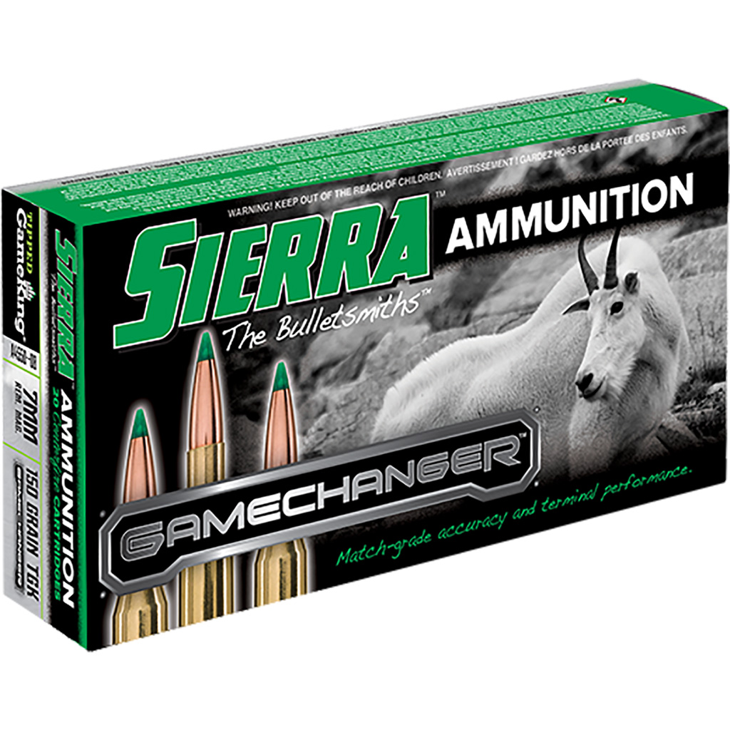 Sierra GameChanger 7mm Remington Magnum 150 Grain TGK 20-Round Box