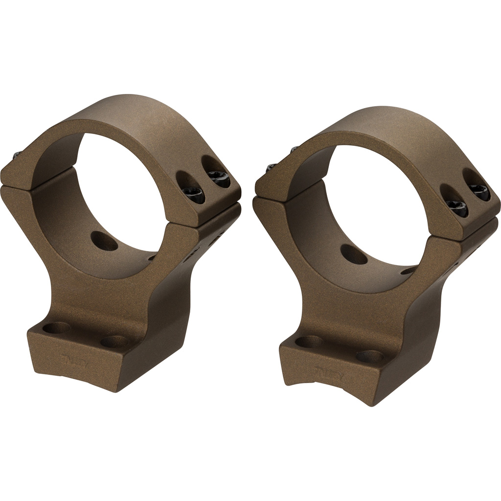 Browning X-Bolt X-Lock Integrated Scope Mount Rings 1in High (Burnt Bronze)