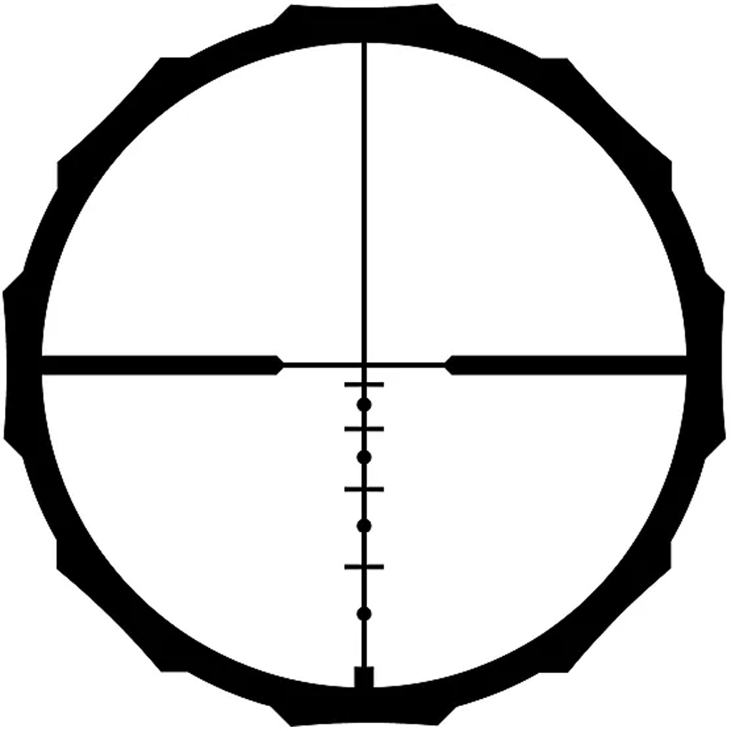 Crimson Trace Hardline 3-9x40 BDC Non-Illuminated Rifle Scope (.223/5.56)