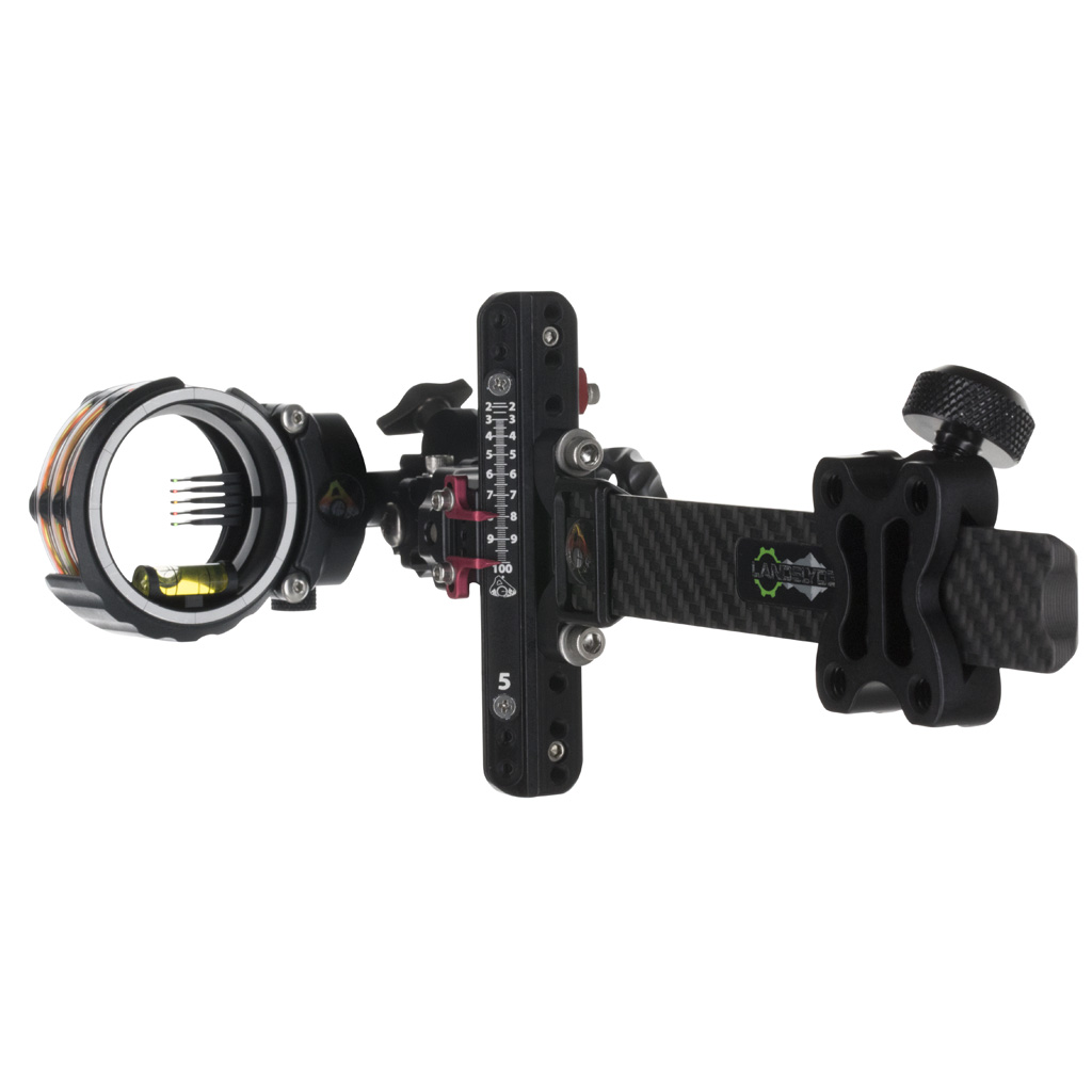 Axcel LANDSLYDE Carbon Pro Slider AccuStat II 5-Pin Bow Sight (.019 RH)