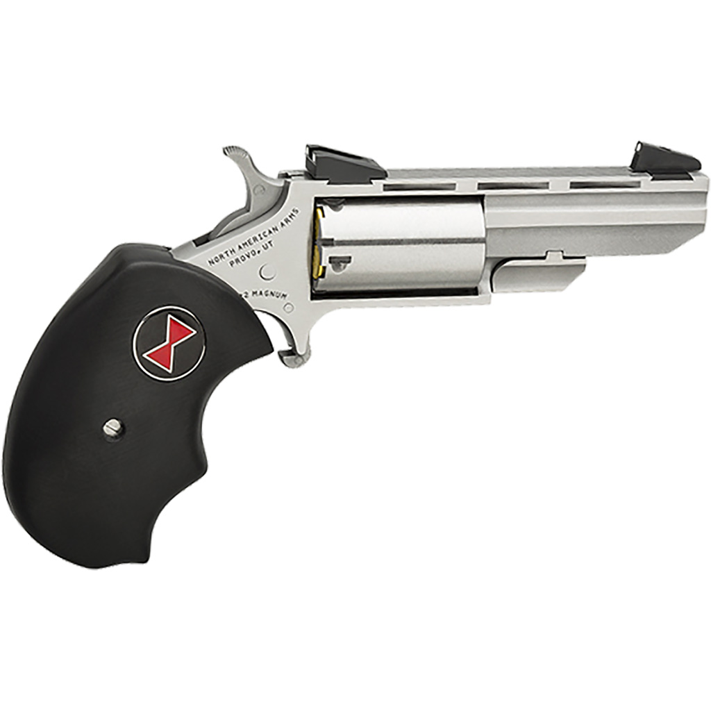 North American Arms Black Widow 22 Long Rifle 2" Fixed Sight 5rd Revolver