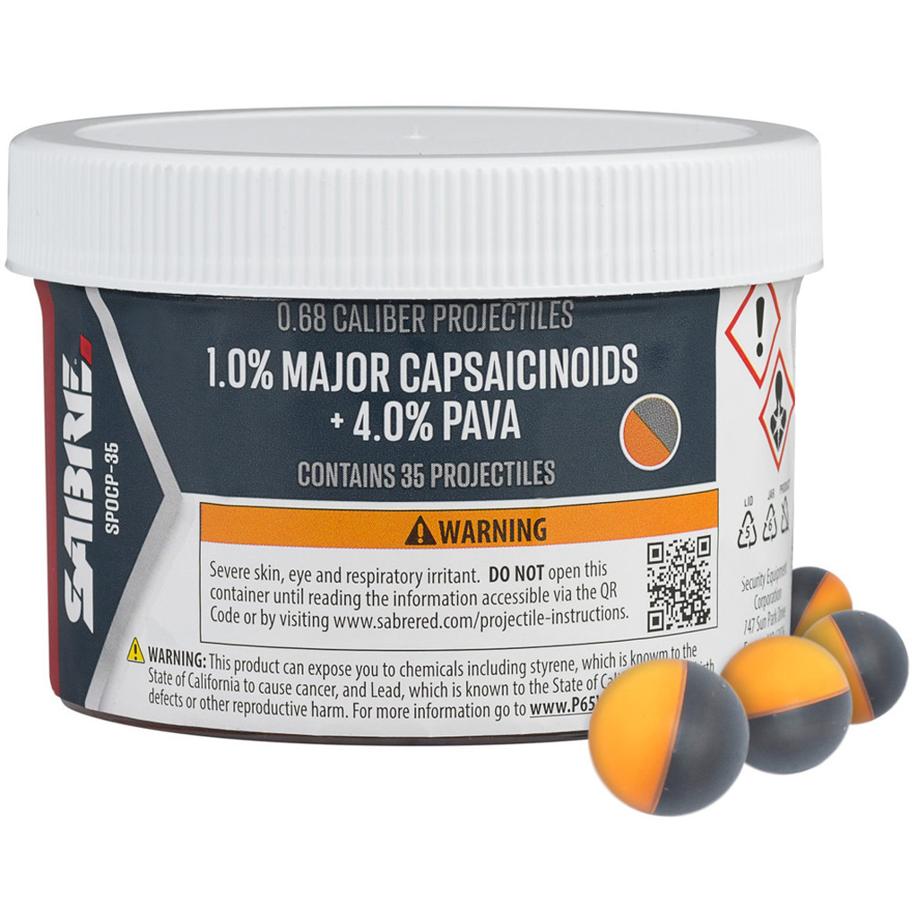 Sabre Red Pepper Projectiles 35ct Refills
