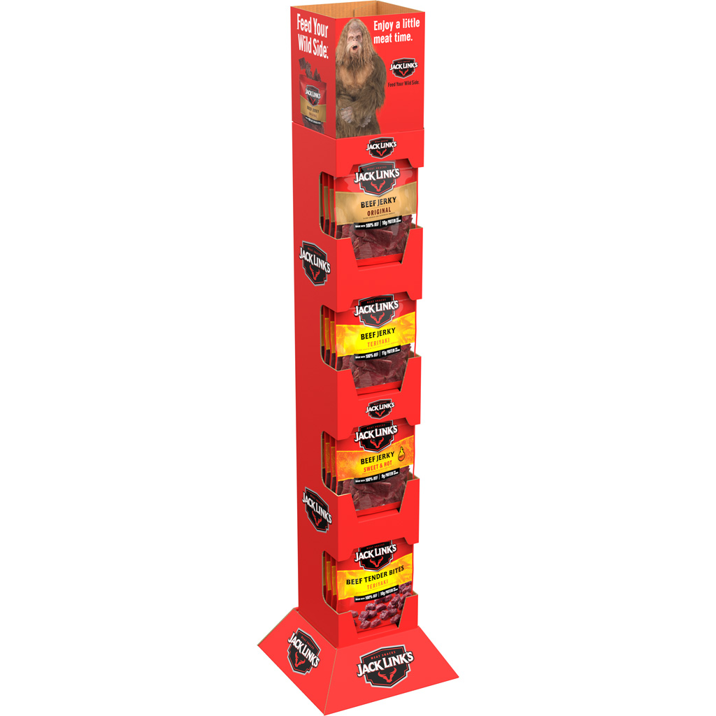 Jack Links 3.25 oz Jerky & Tender Bites Tower (32 ct)
