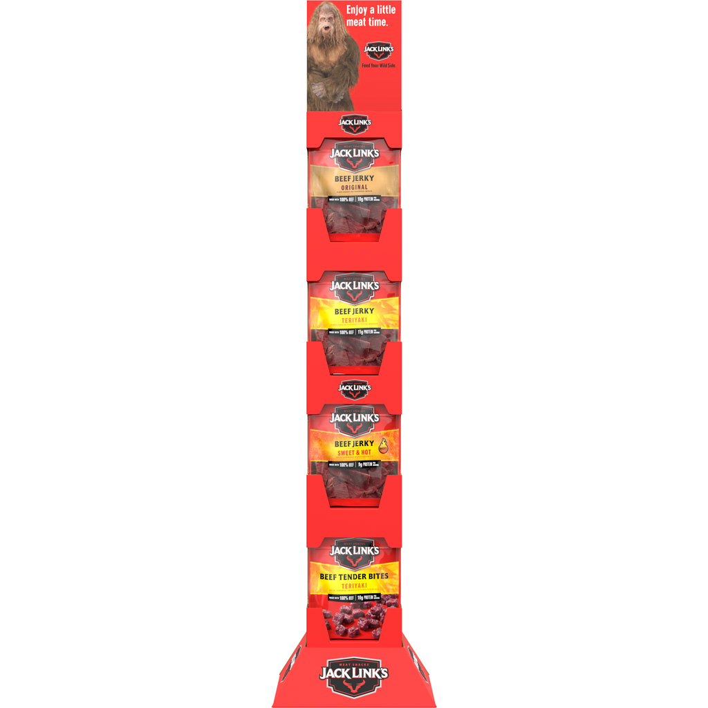 Jack Links 3.25 oz Jerky & Tender Bites Tower (32 ct)
