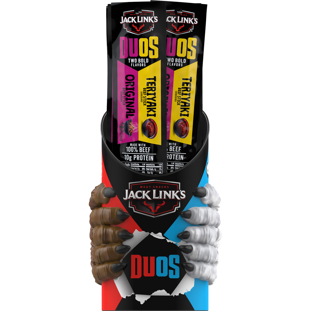 Jack Link's 1.84oz Beef Stick Duos Mug Display 40ct