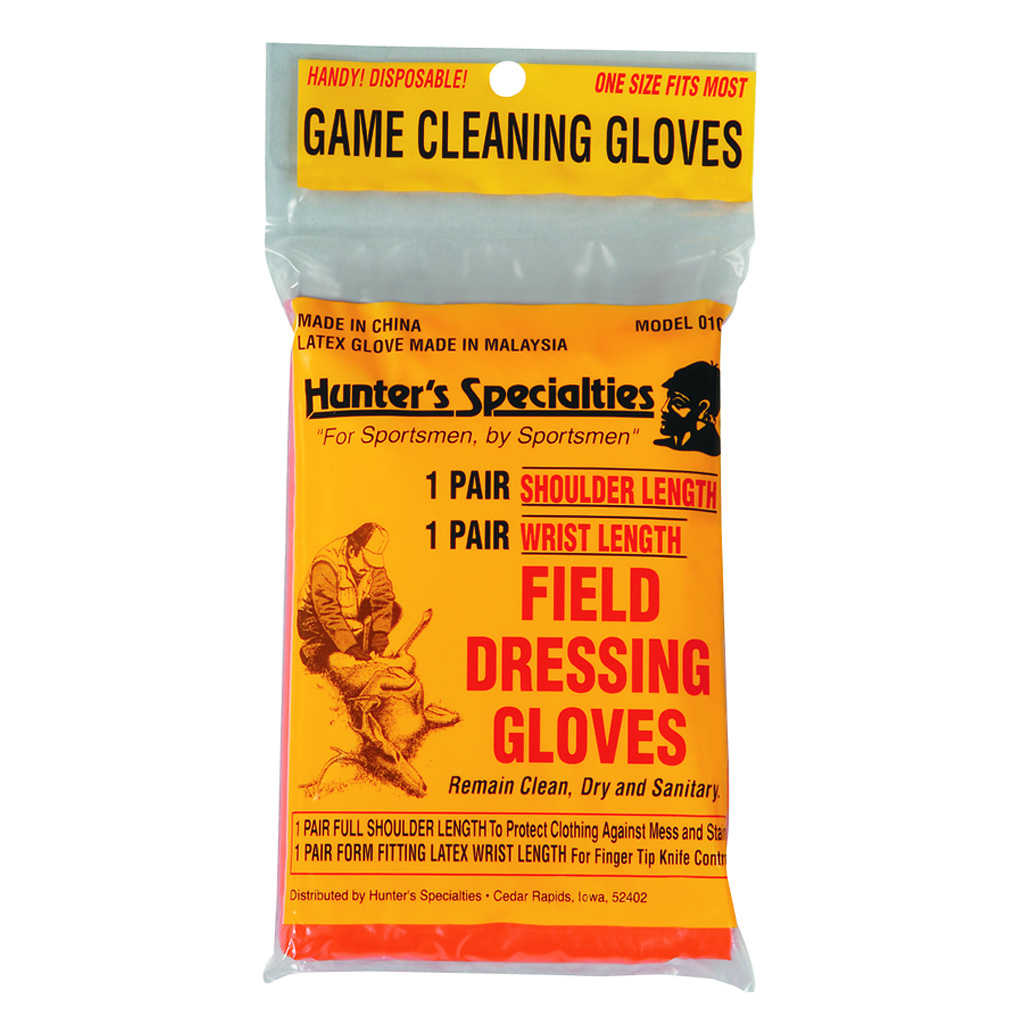 Hunters Specialties 01071 Deluxe Field Dressing Gloves