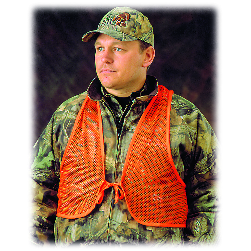 Hunters Specialties HS-02006 Blaze Orange Mesh Safety Vest