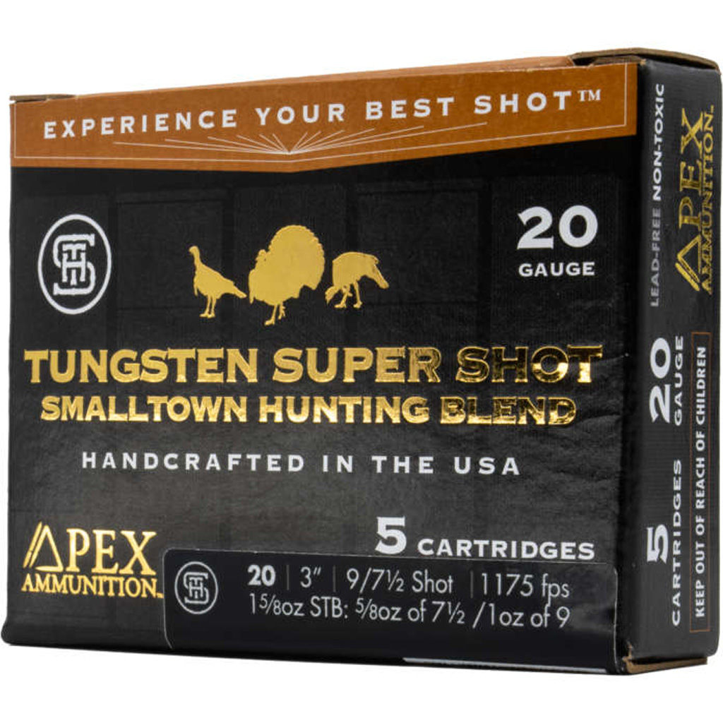 Apex Turkey TSS Smalltown Hunting Blend 20 Gauge 3 in 7.5/9 Shot 5rd