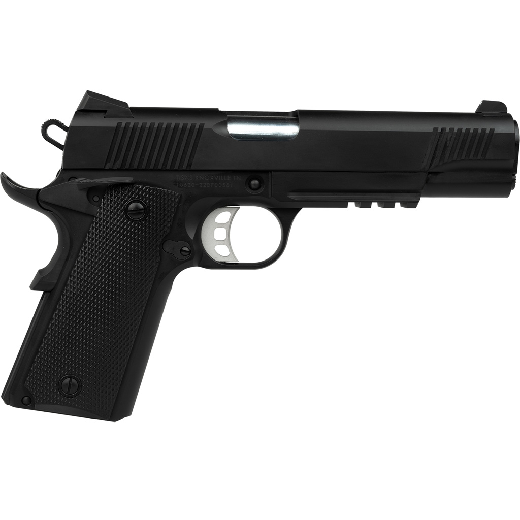 Tisas 1911 Duty B45R 5" .45 ACP 1911 Rail Pistol (Black Cerakote)