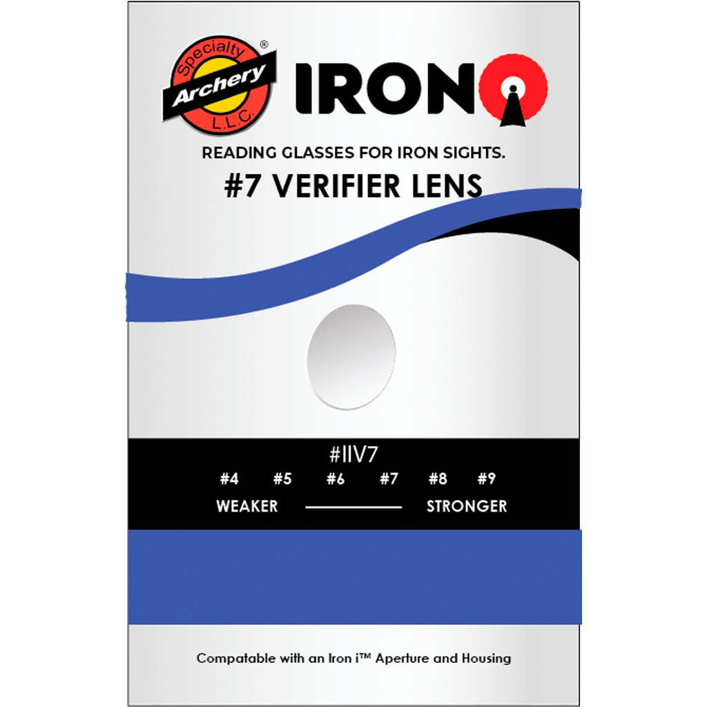 Specialty Archery Specialty Iron I Rifle Peep Verifier #7 Blue