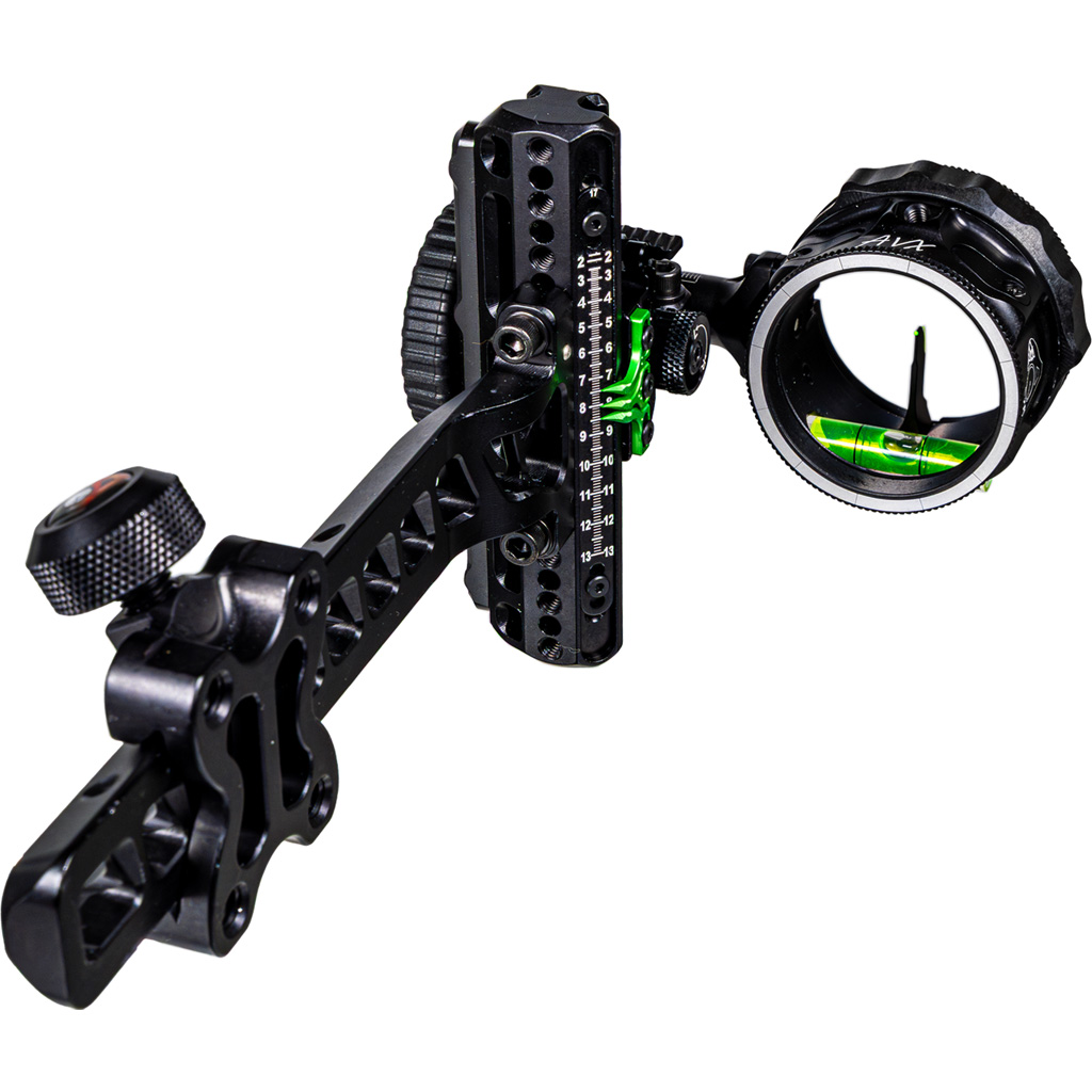 Axcel Driver Plus Slider Sight with AVX-31 Scope Stealth BH .019 Green Fiber Single Pin (LH)