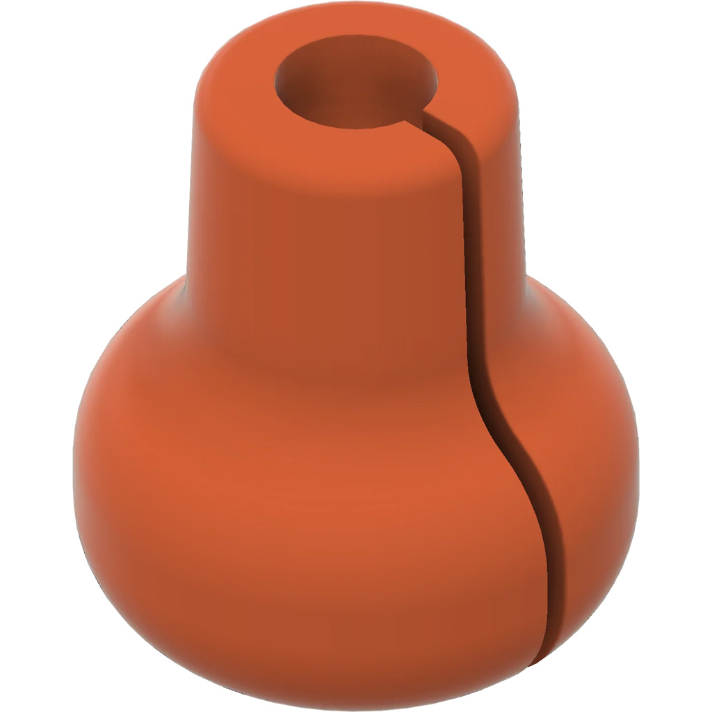 Pine Ridge 1600B Beak Button (Orange)