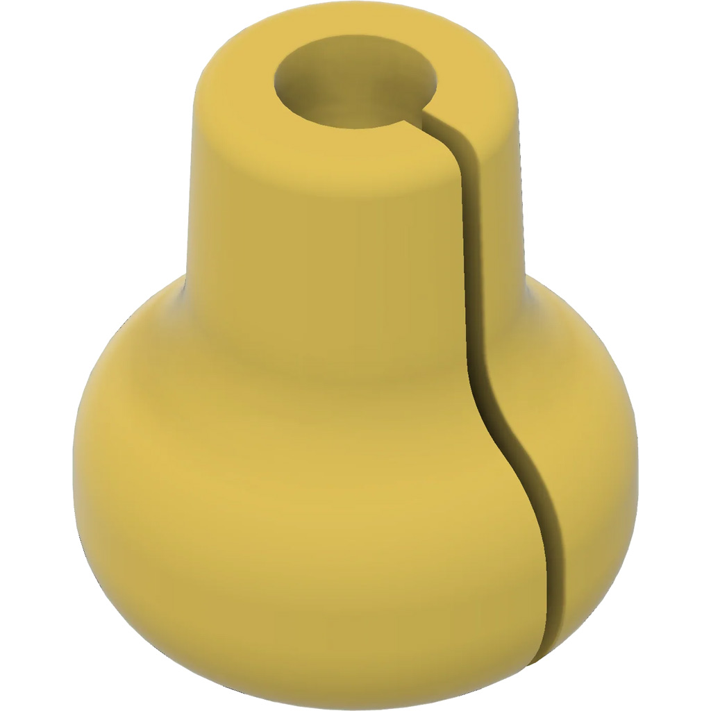 Pine Ridge Beak Button Yellow 1 pk.