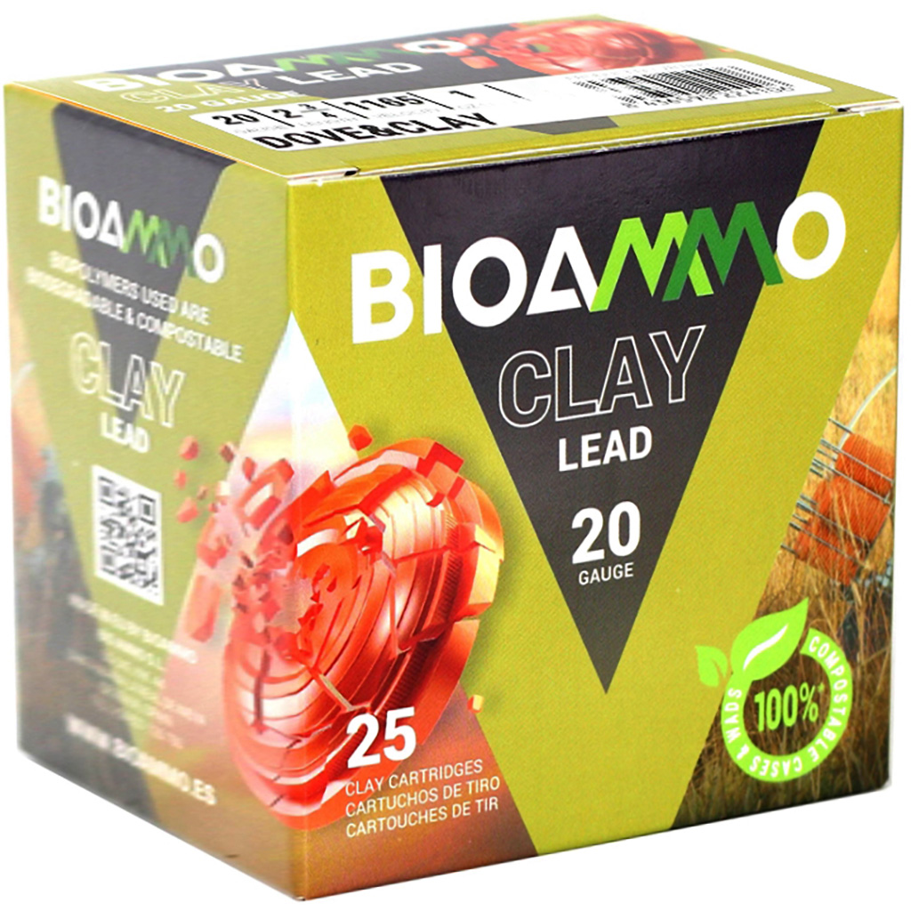 Bioammo Dove & Clay Shotgun Ammo 20 Gauge 1 oz #9 Lead Shot