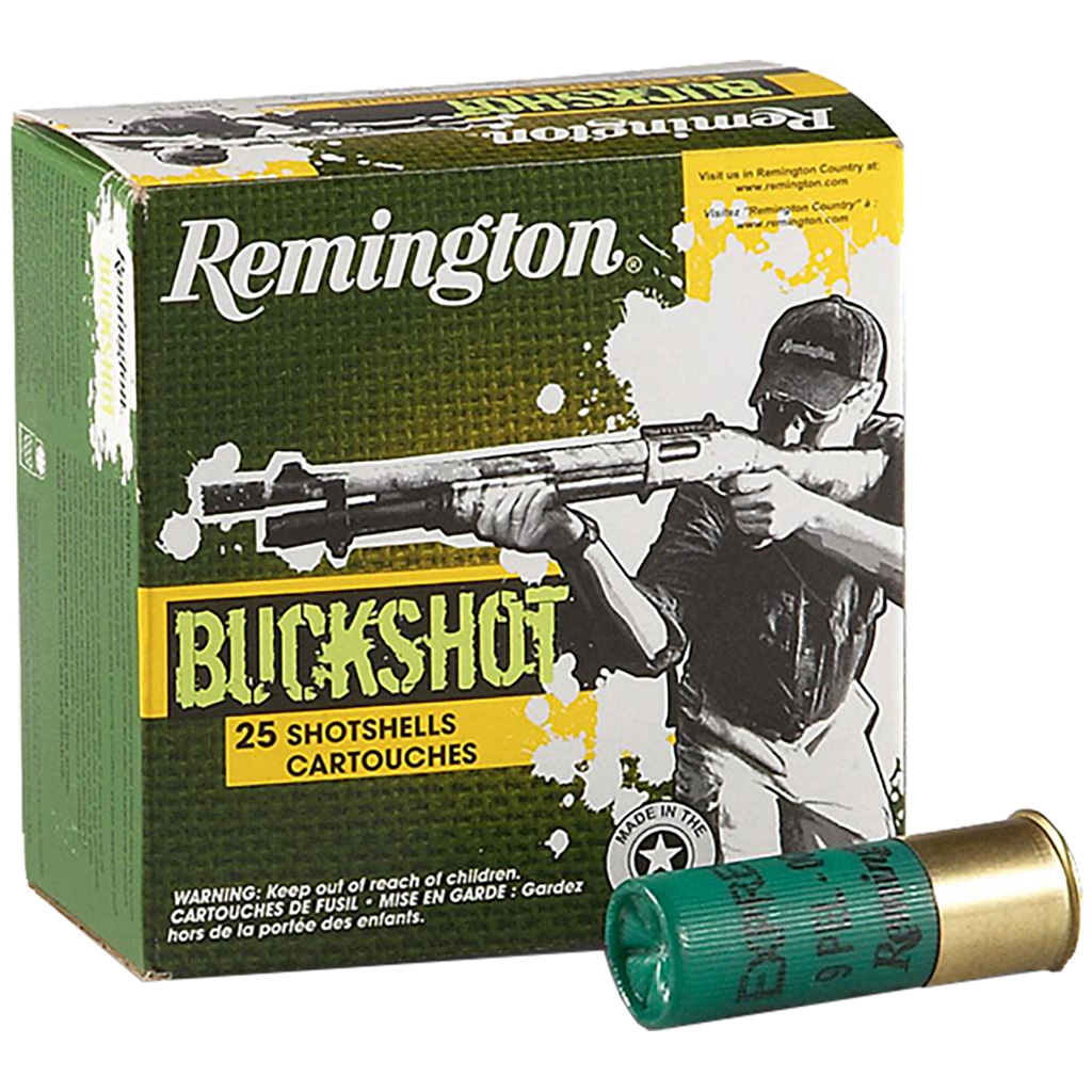 Remington Express Buckshot 00 12 Gauge 2-3/4" Shotgun Shells
