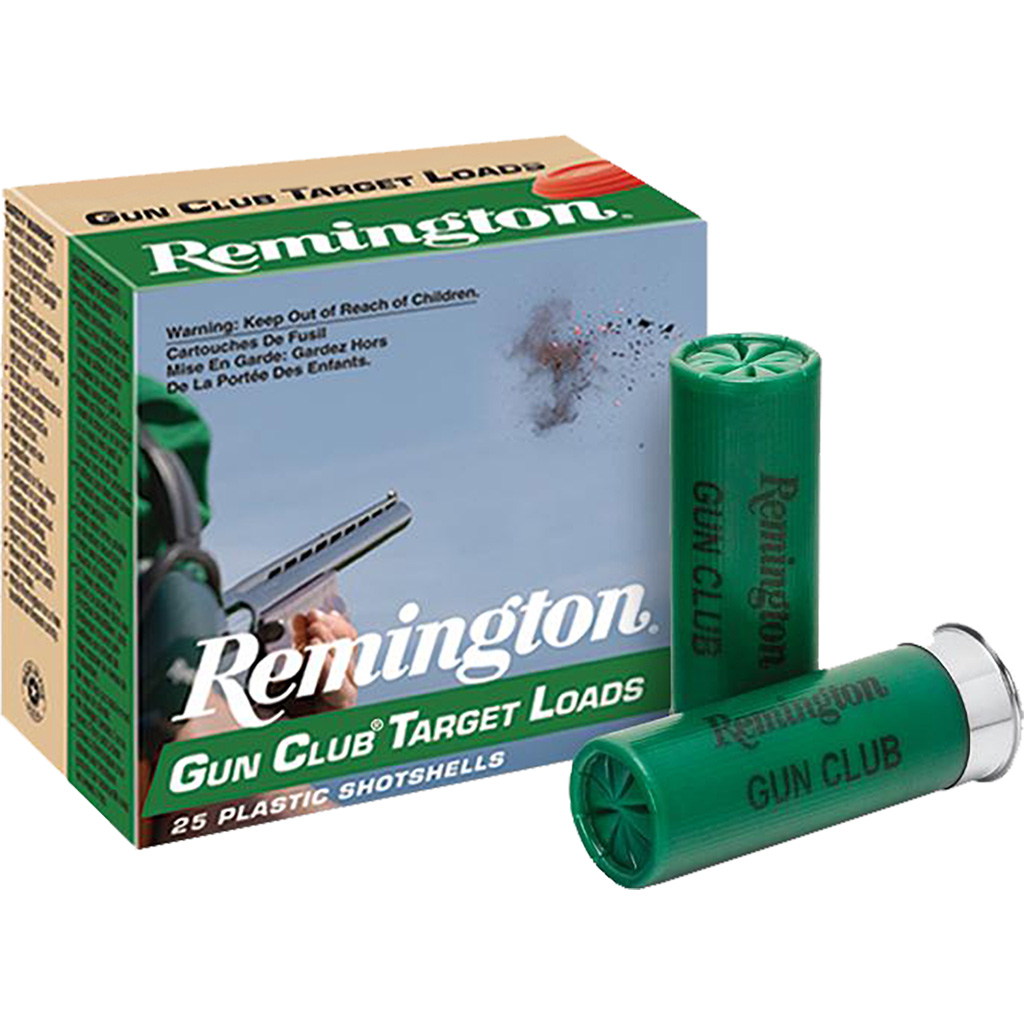 Remington Gun Club Target Loads 12 Gauge 2.75 in 7.5 Shot 250 Rounds