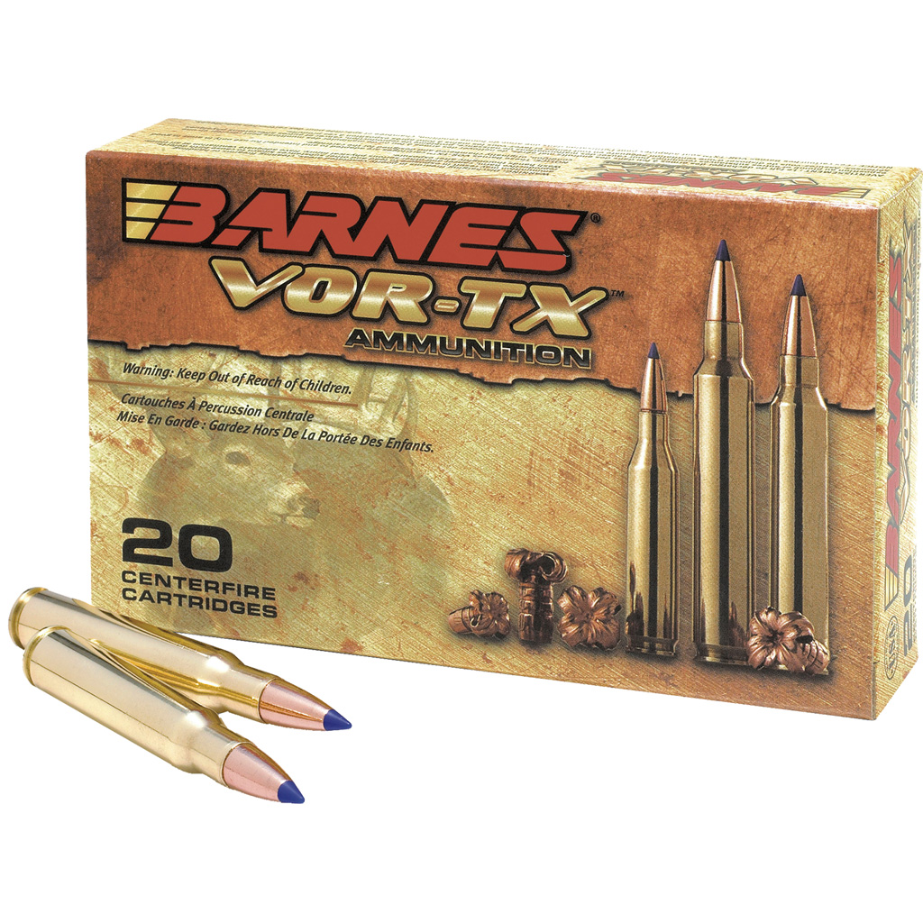 Barnes VOR-TX .270 Winchester 130 gr TTSX Boat Tail Lead-Free Rifle Ammunition (20rd)