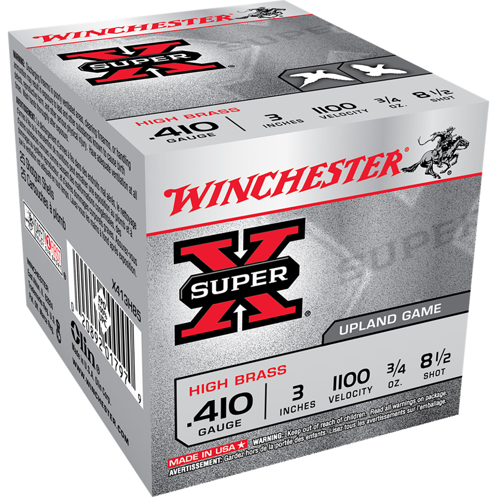 Winchester Super-X High Brass Heavy Game .410 Gauge Shotshells