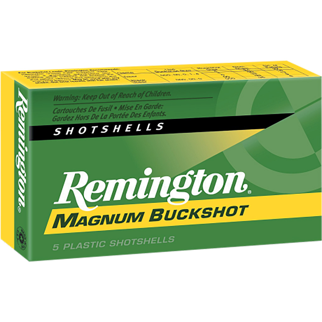 Remington Express Magnum Buckshot 12 Gauge 2-3/4 in. 00 Buck (12 Pellets) 5-Round