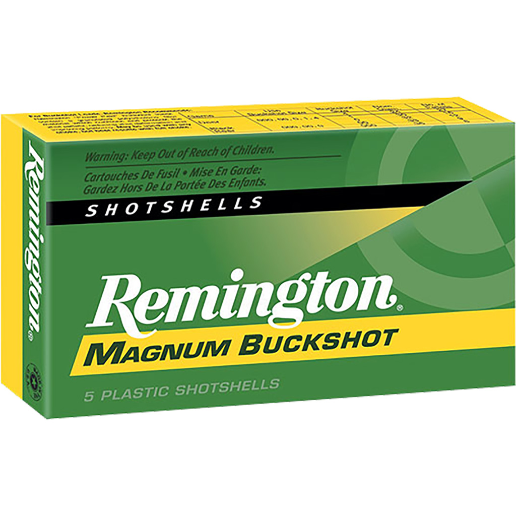 Remington Express Magnum Buffered Buckshot 12 Gauge 3" #4 Buckshot Shotshell Ammo