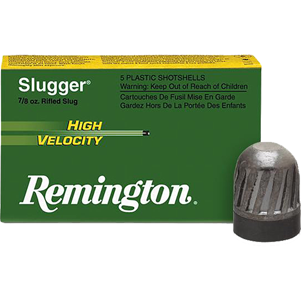 Remington Slugger High-Velocity Rifled Slug 12 Gauge 3"