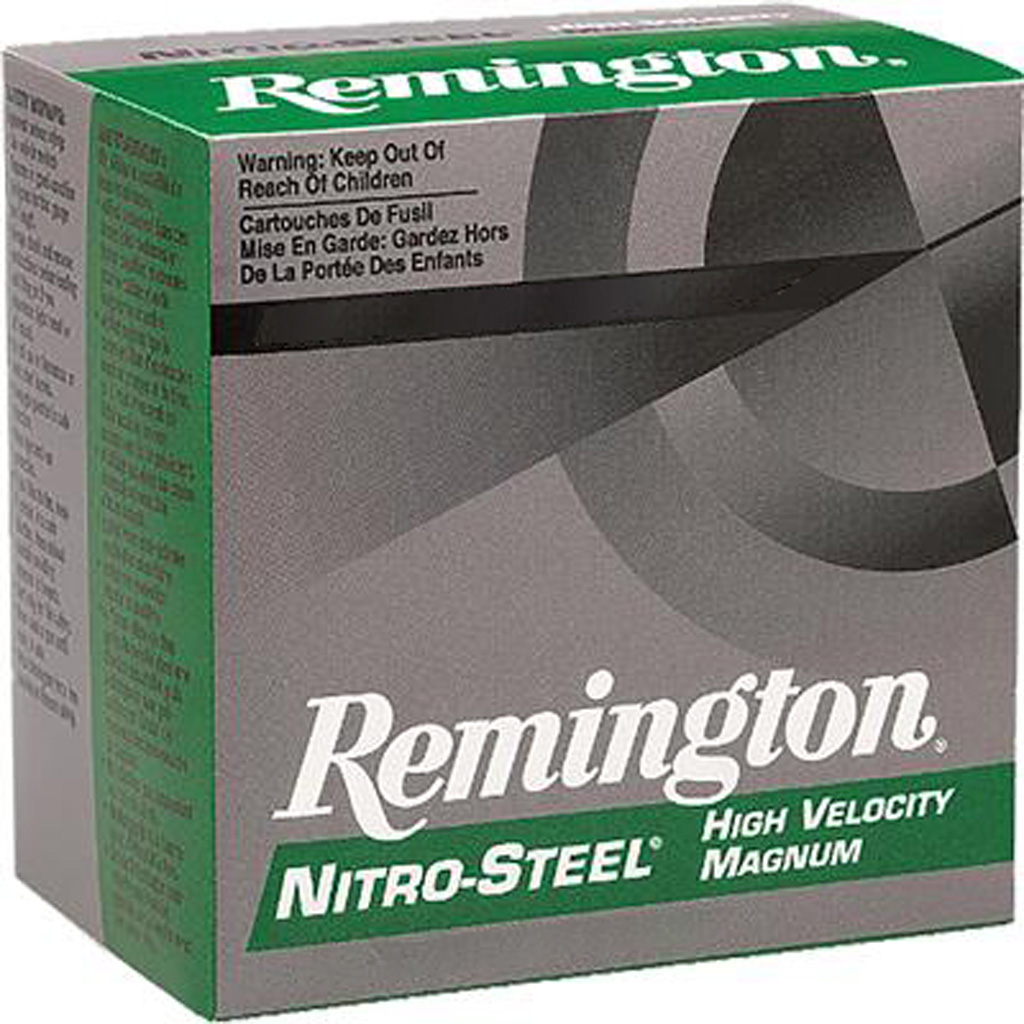 Remington Nitro-Steel High Velocity Magnum Shotshells 12 Gauge 3.5" 1 1/2 oz #BB (25 Rounds)