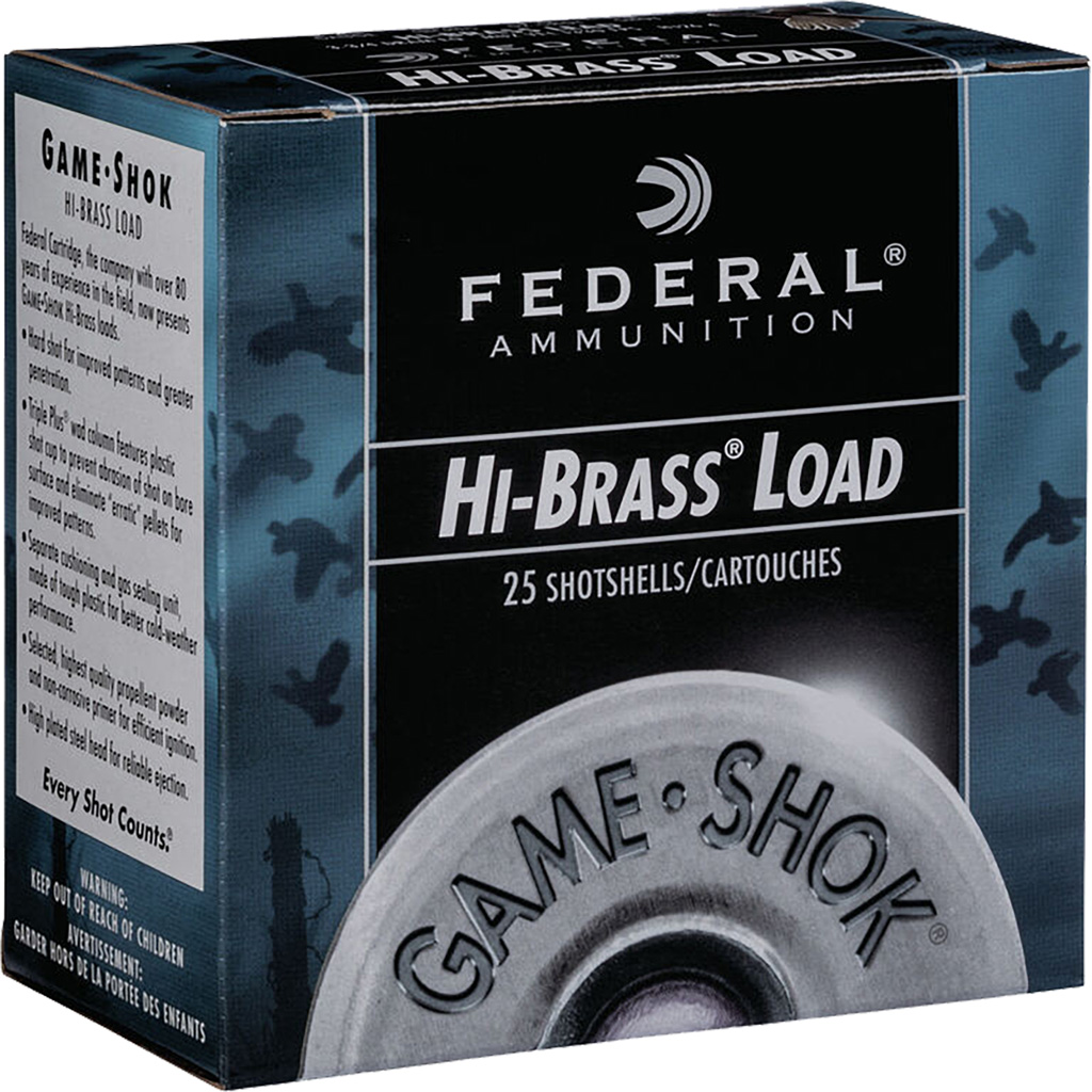 Federal Game-Shok Hi-Brass 12 Gauge #5 Shotshells (2-3/4 in, 1-1/4 oz, 25 Rounds)