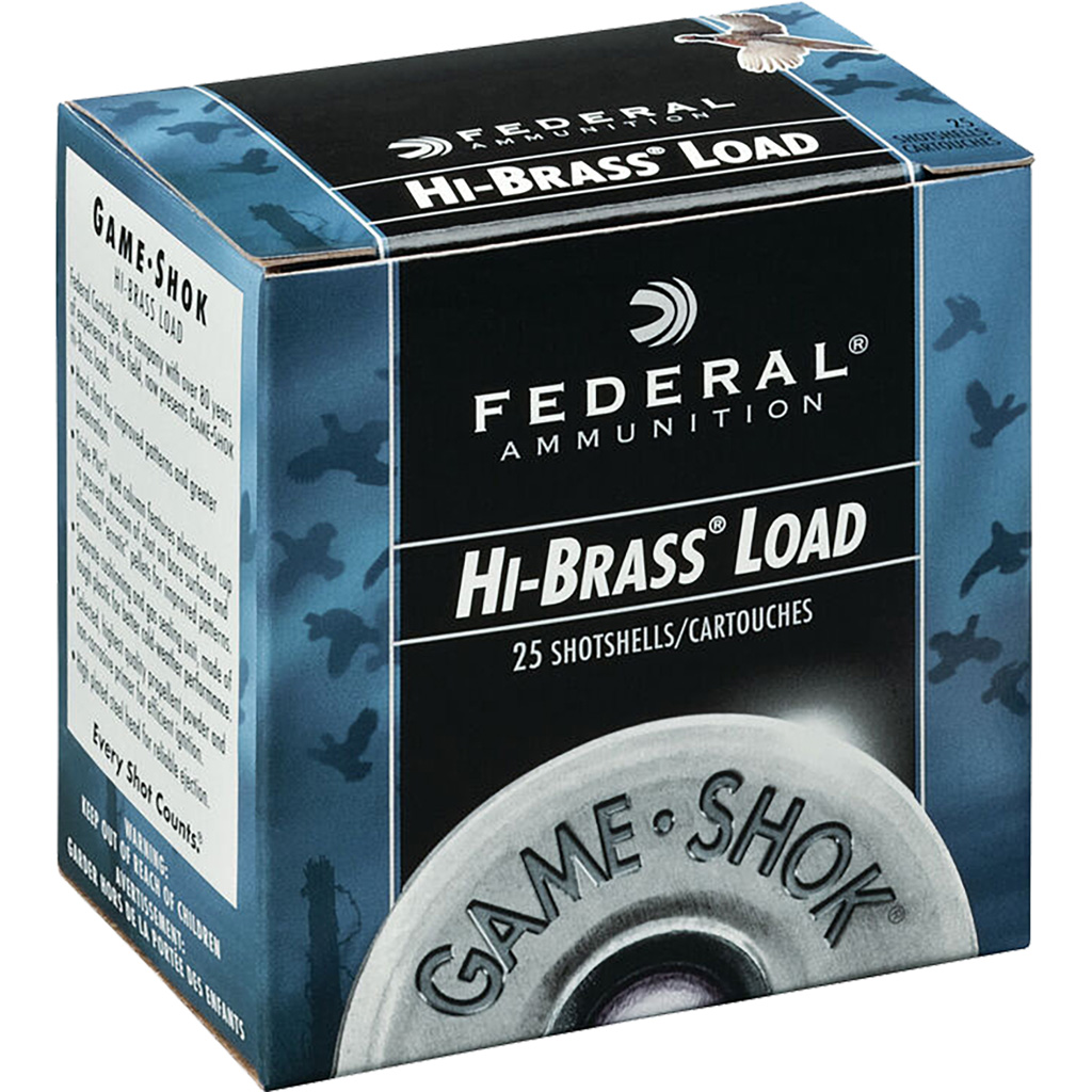 Federal Game-Shok H2045 20 Gauge 2-3/4in 1 oz #5 High Brass Shotshell (25 Rounds)